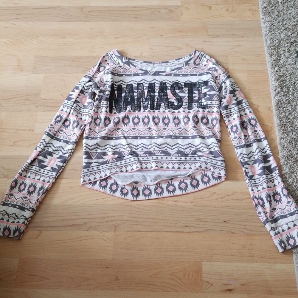 Namaste teen girls shirt